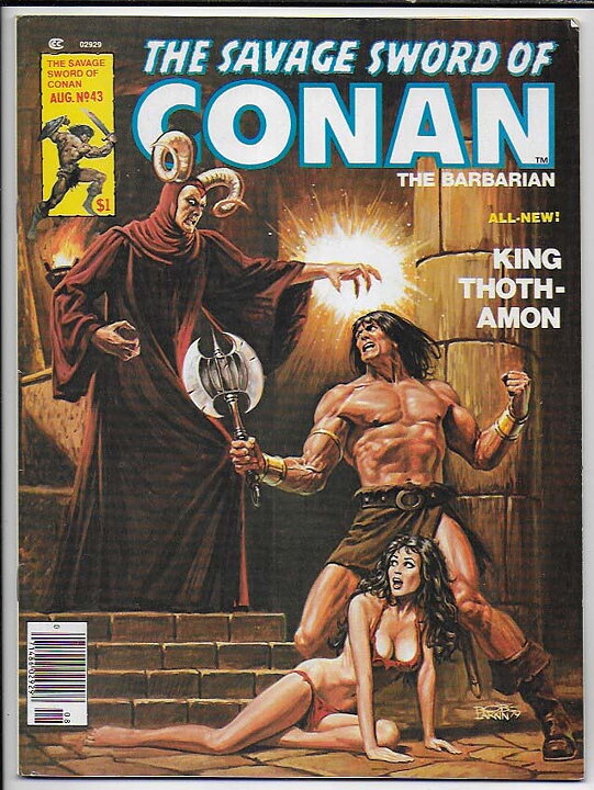 Savage Sword of Conan # 43 VF