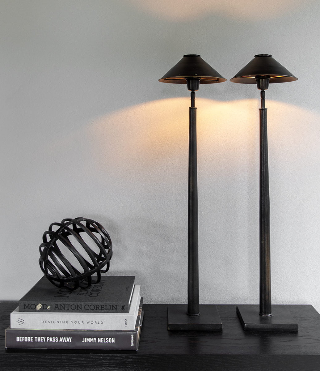 Lampa / Antik Brons / H :83cm - 5