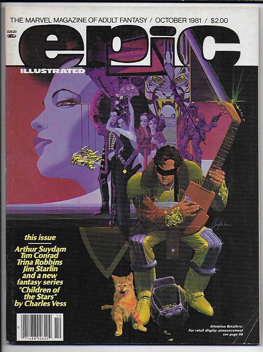 Epic Illustrated # 8 VG/FN