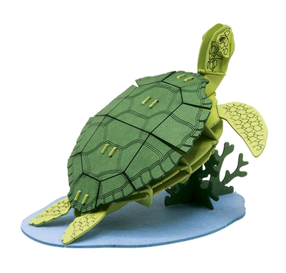 3D-pappersmodell, Havssköldpadda - 2