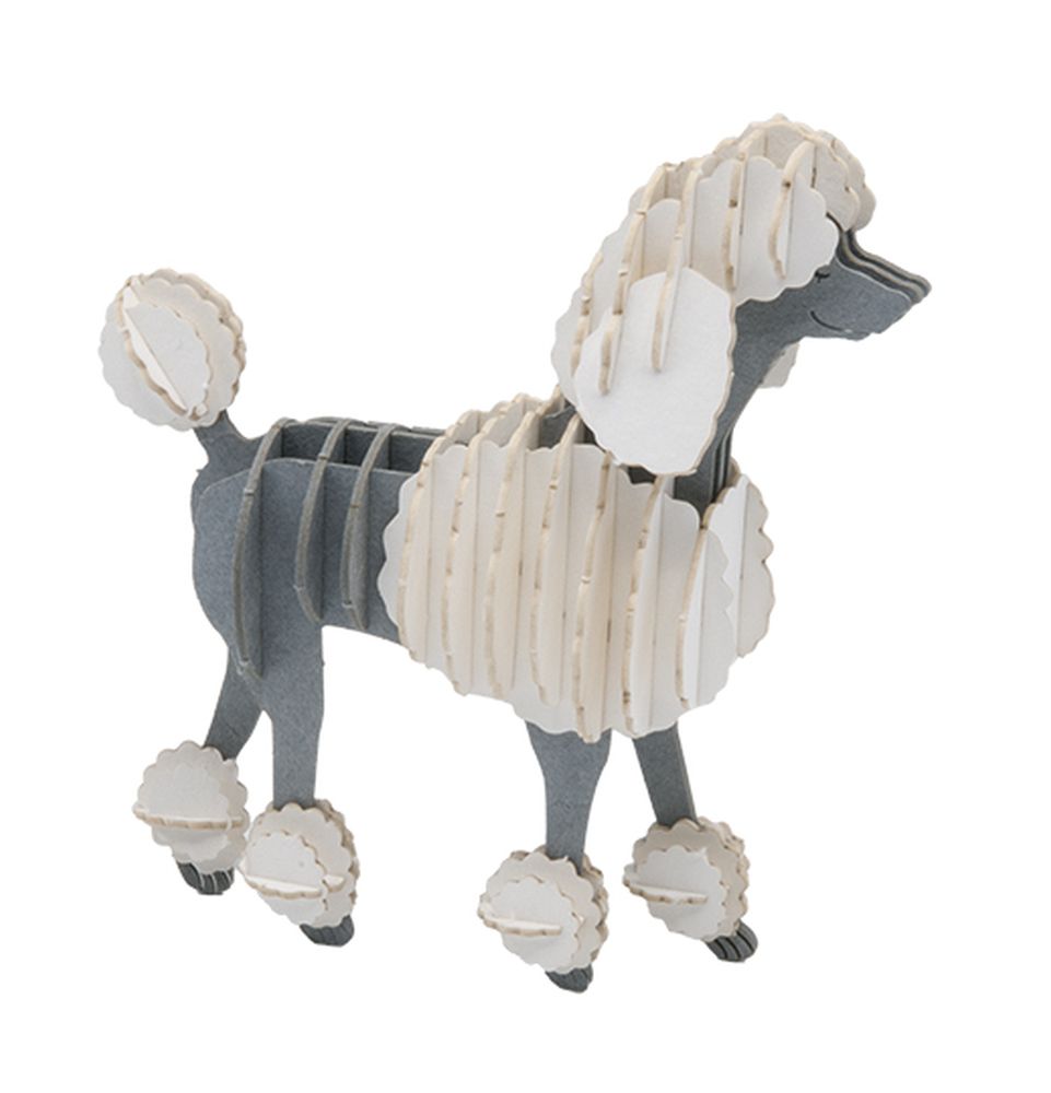 3D-pappersmodell, Pudel (hund) - 2