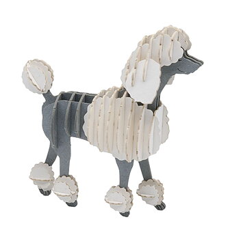 3D-pappersmodell, Pudel (hund)