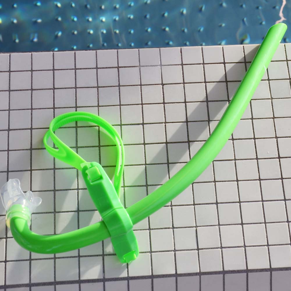 Olander Training Snorkel, grön - frontsnorkel för juniorer och elitsimmare