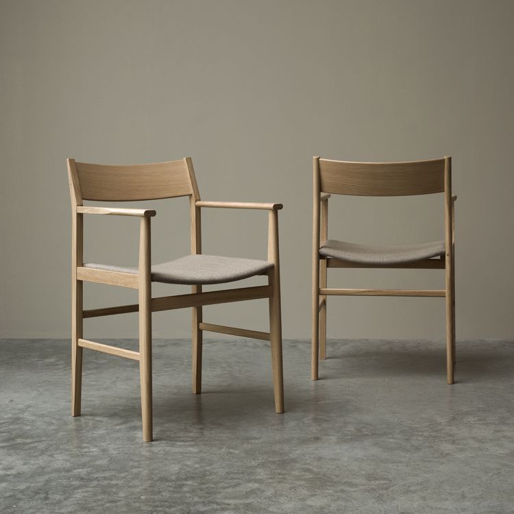 Karmstol SIZA vitpigmenterad ek Mavis - 3