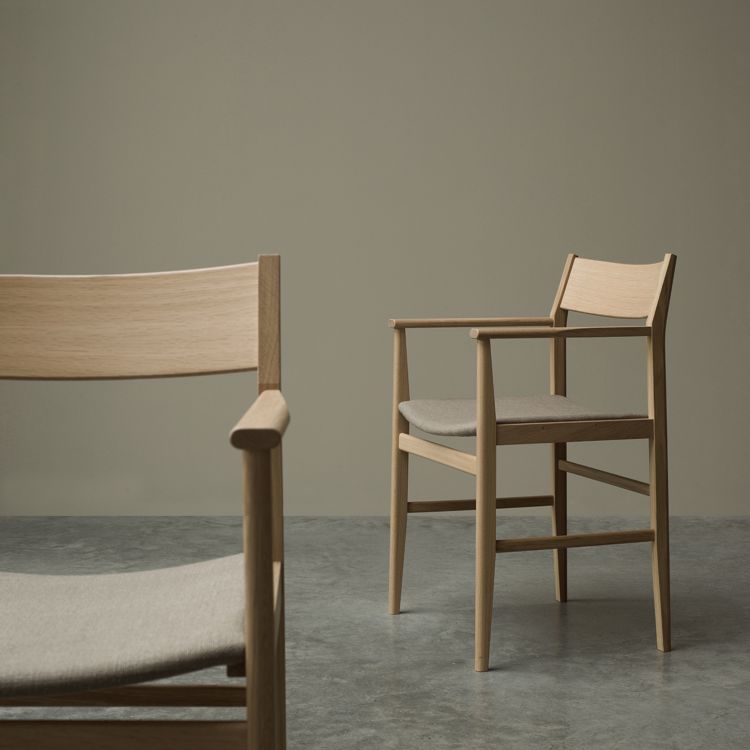 Karmstol SIZA vitpigmenterad ek Mavis - 2