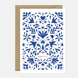 Blue Swallow card