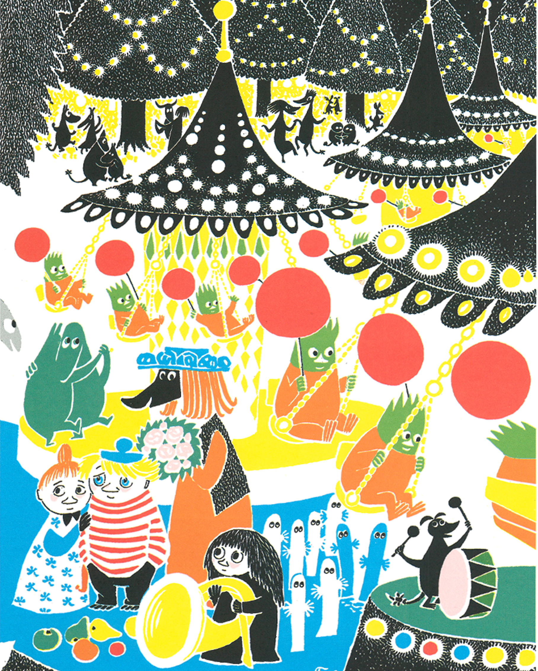 Tryck, Tove Jansson, Vem ska trösta knyttet fest
