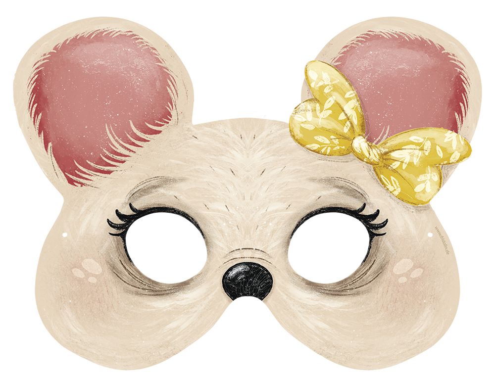Masker (og skattejagt), Kat og mus, sæt med 5 stk. - 5