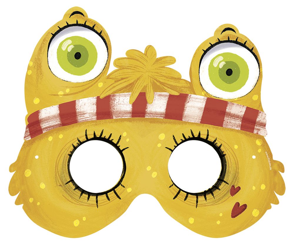 Masker (och skattjakt), Monster, set med 5 st. - 11