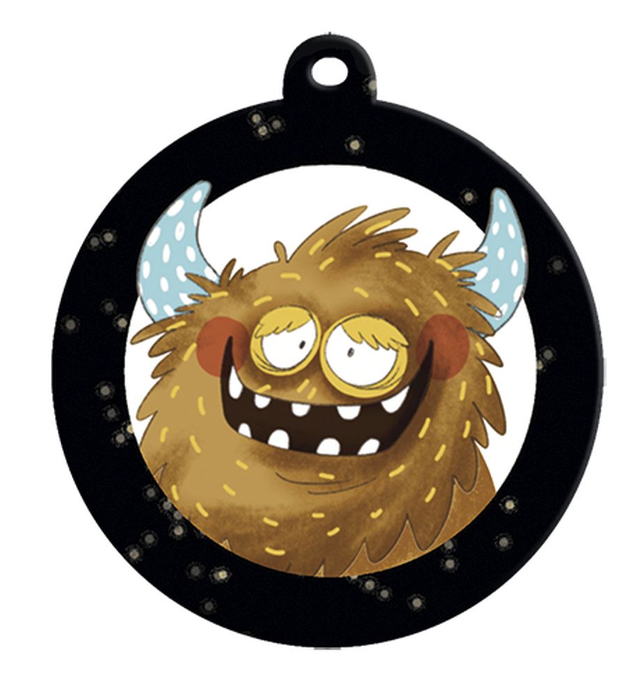 Masker (och skattjakt), Monster, set med 5 st. - 5