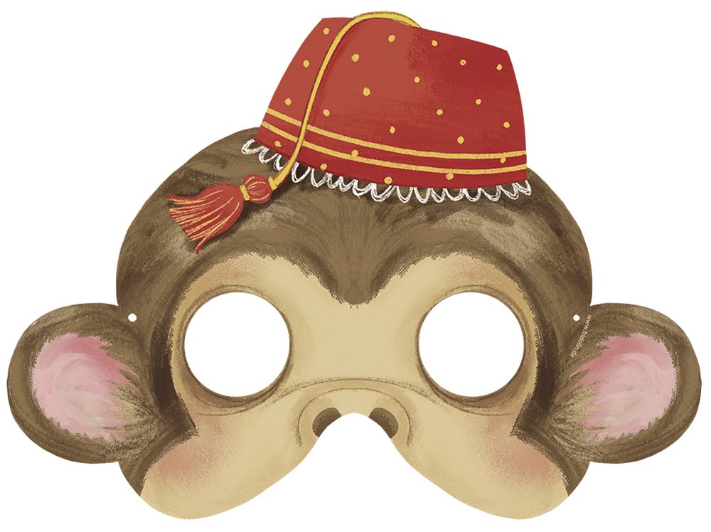 Masker (og skattejagt), Jungledyr, sæt med 5 stk. - 11