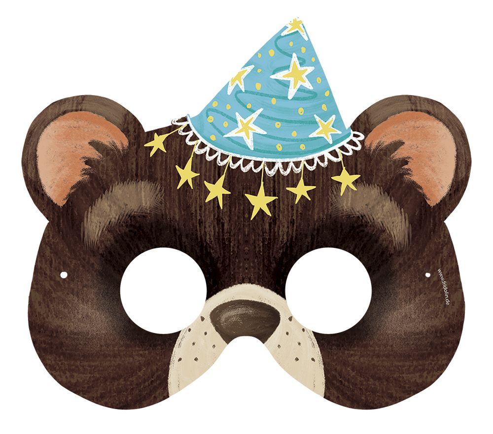 Masker (og skattejagt), Cirkus, sæt med 5 stk. - 11
