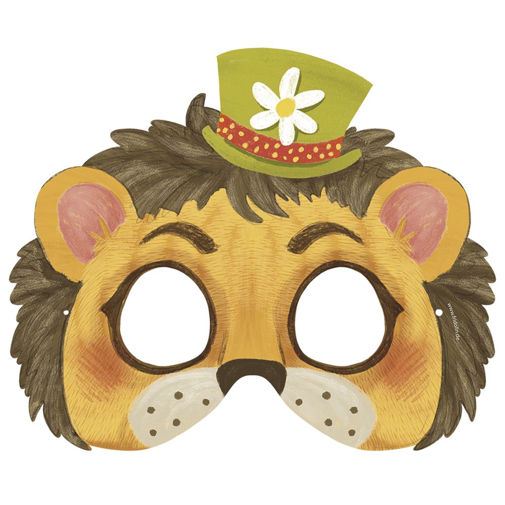 Masker (og skattejagt), Cirkus, sæt med 5 stk. - 10