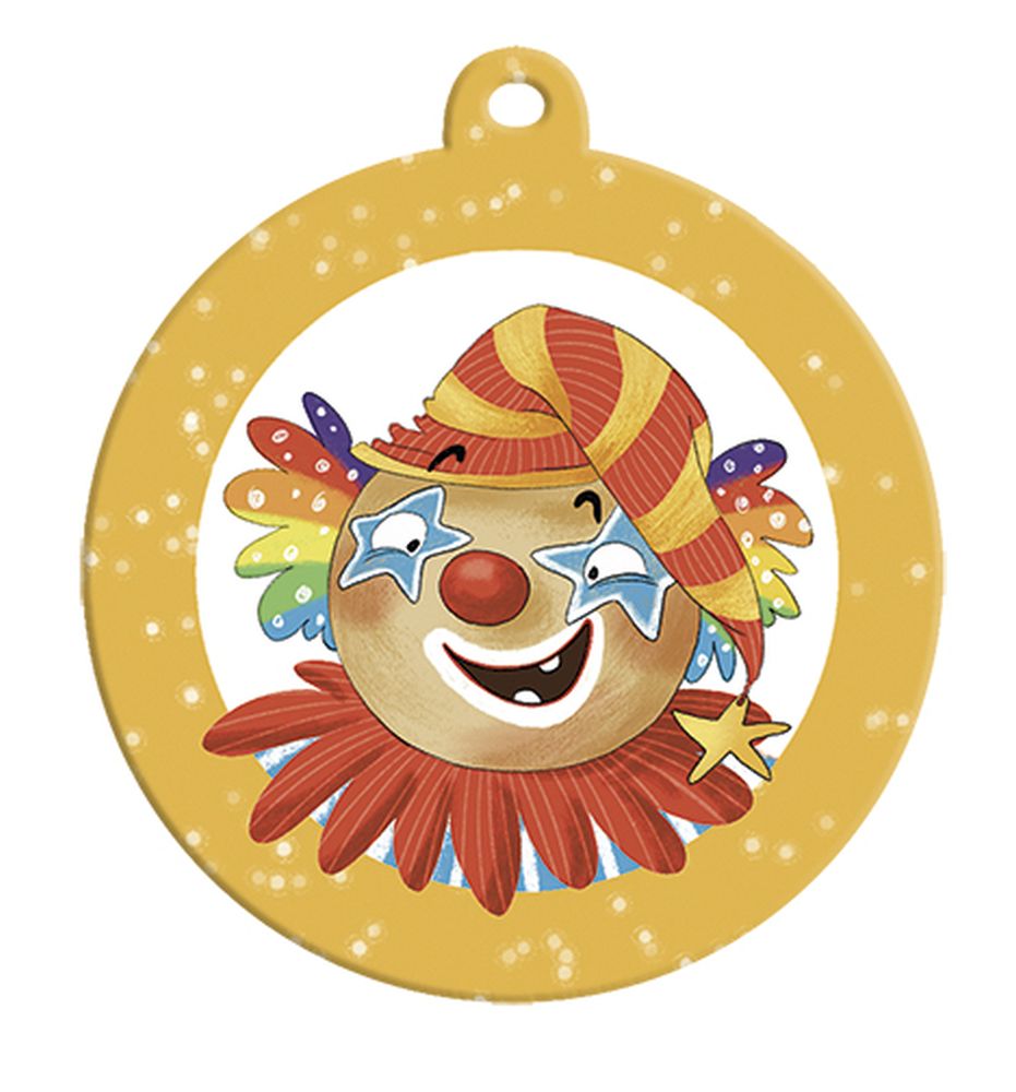 Masker (og skattejagt), Cirkus, sæt med 5 stk. - 6