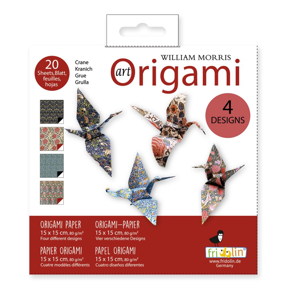 Art Origami, William Morris, Traner, Sværhedsgrad: Normal