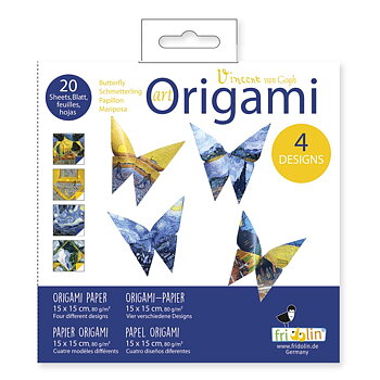 Art Origami, Van Gogh, Fjärilar, Svårighetsgrad: Easy