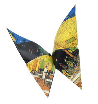 Art Origami, Van Gogh, Fjärilar, Svårighetsgrad: Easy