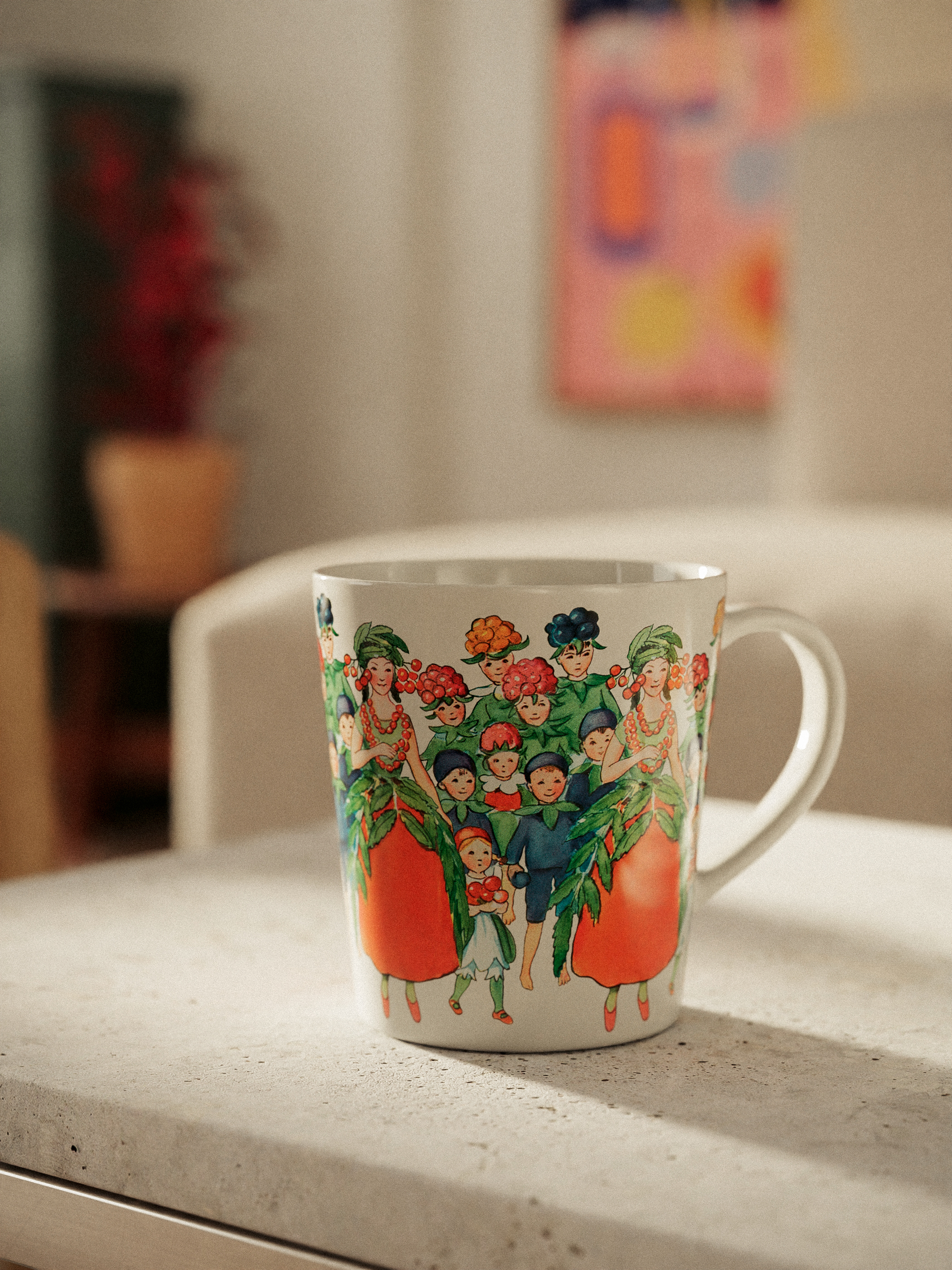Elsa Beskow Mugg 40 cl - Augusti - 2