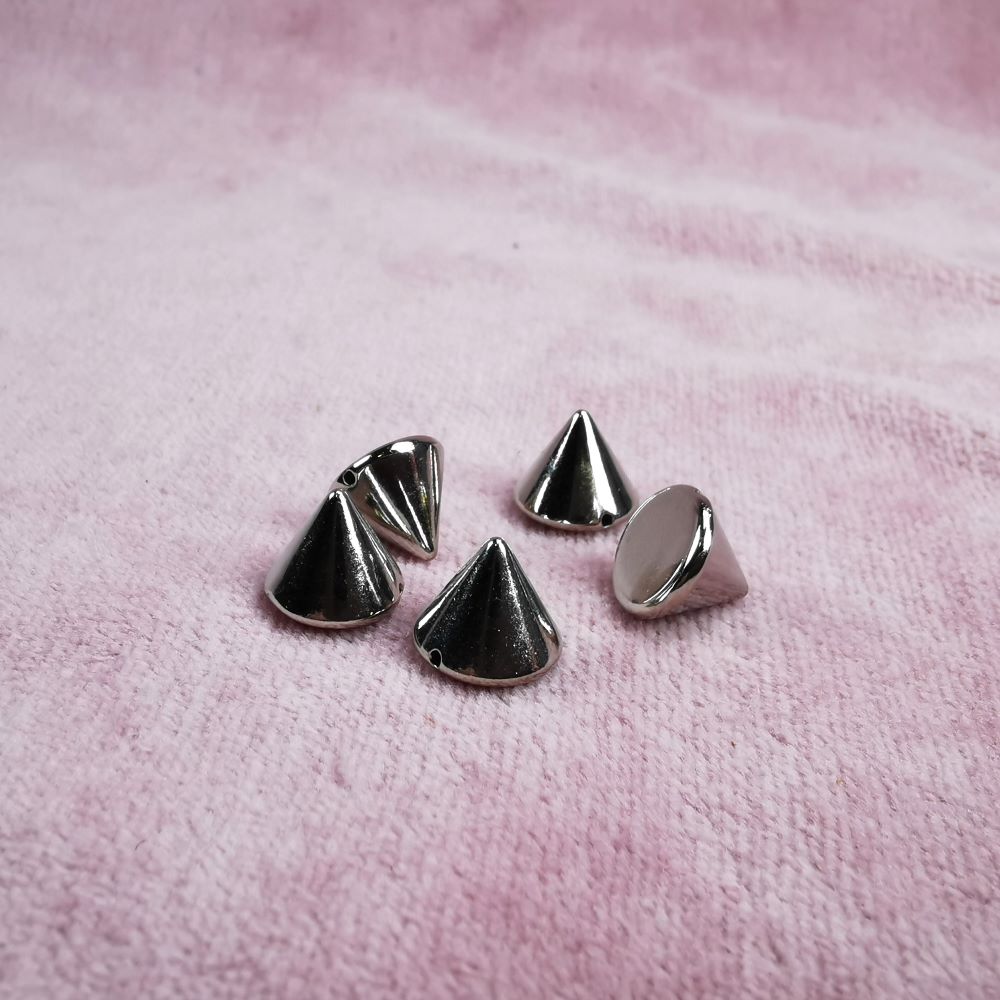 CCB pärla nit konformad 10 mm antiksilver 10 st