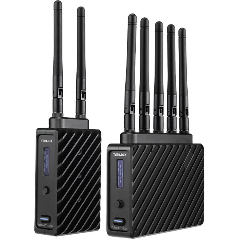Teradek Bolt 6 LT 1500 3G-SDI/HDMI Wireless RX/TX Deluxe Kit (V-Mount) – för filmskapare