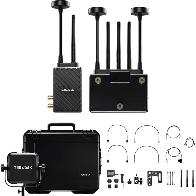 Teradek Bolt 6 LT MAX 3G-SDI/HDMI Wireless RX/TX Deluxe Kit (Gold Mount) – för filmskapare - 6