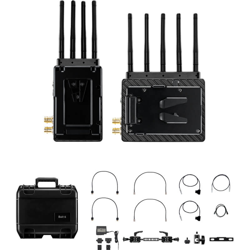 Teradek Bolt 6 XT 750 12G-SDI/HDMI Wireless RX/TX Deluxe Kit (V-Mount) - 10