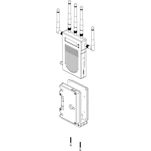Teradek Dual 14.4V Gold Mount Battery Plate for Bolt Pro 300/500/1000/2000/3000 Receivers - 12