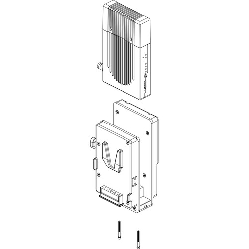 Teradek Dual 14.4V V-Mount Battery Plate for Bolt Pro 300/500/1000/2000/3000 Receivers - 11