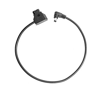 Teradek PTAP TO RIGHT-ANGLE BARREL POWER CABLE (18IN/45CM)