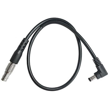 Teradek  2PIN TO RIGHT-ANGLE BARREL POWER CABLE (18IN/45CM)