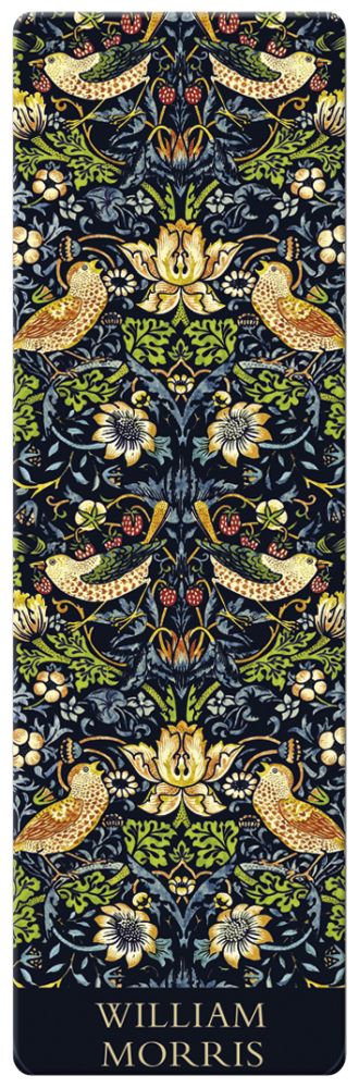 Bogmærke i pap, William Morris, Strawberry Thief