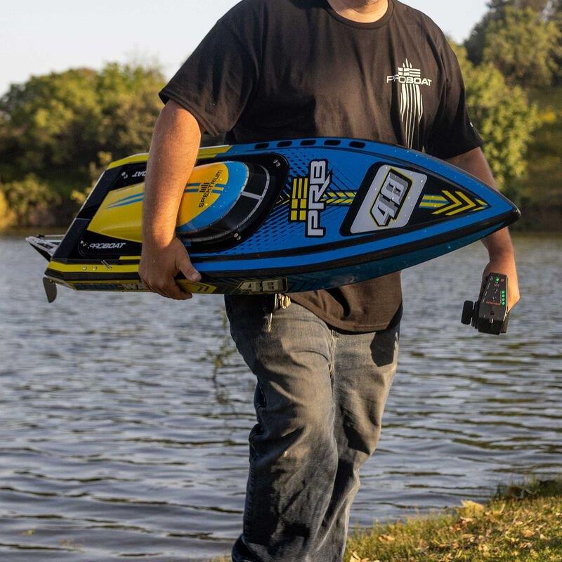 PROBOAT Super Sonicwake 48inch 8S Self-Righting Brushless Deep-V RTR - 4