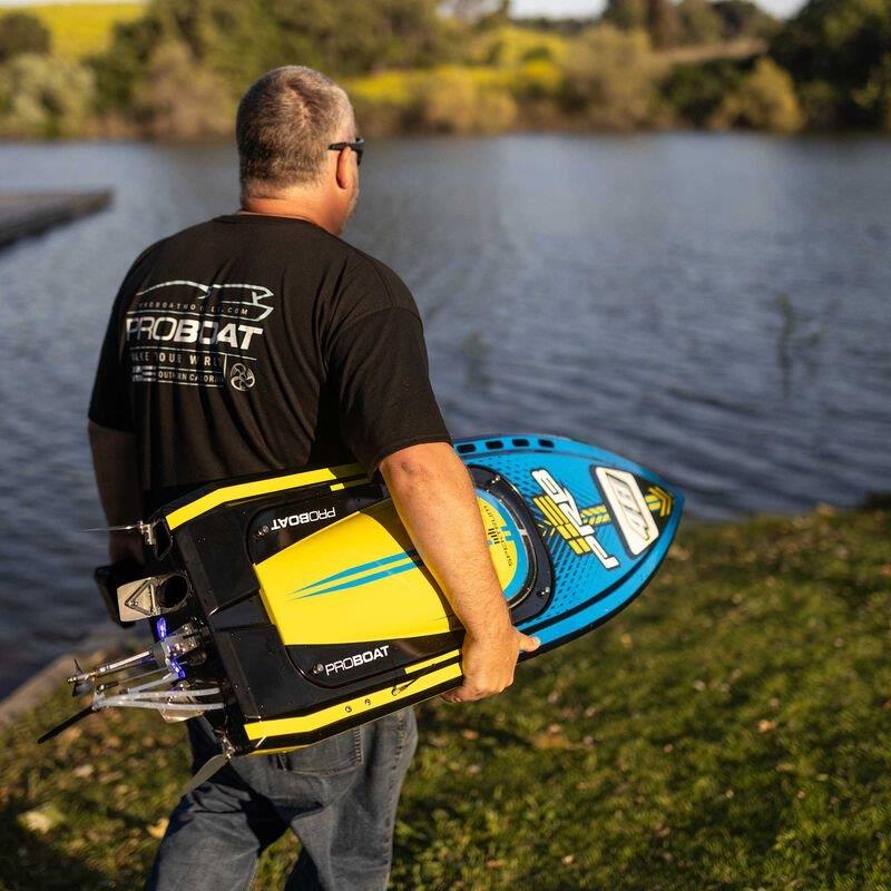 PROBOAT Super Sonicwake 48inch 8S Self-Righting Brushless Deep-V RTR - 21