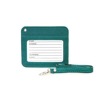Badge holder, navneskiltetui - Petrol blue