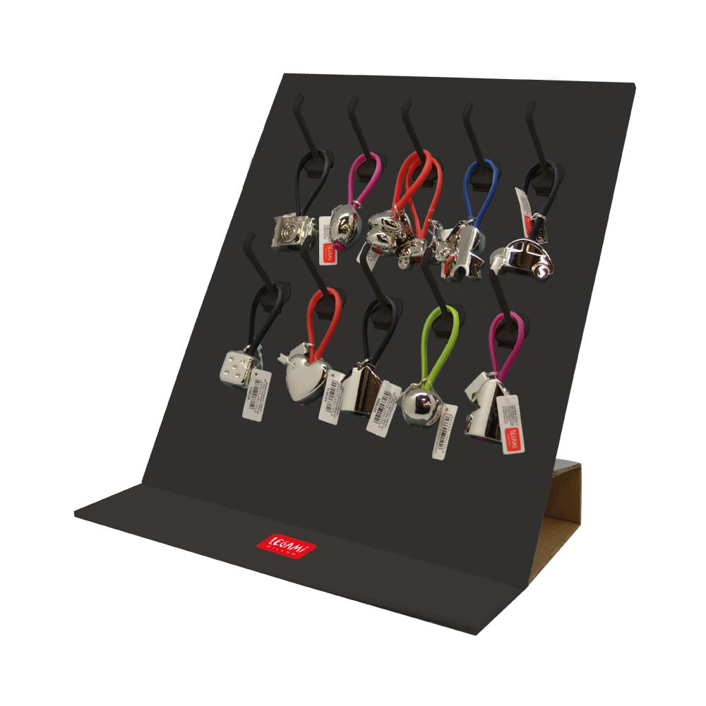 Lucky chain, nyckelringar, Bordsdisplay med 36 st.