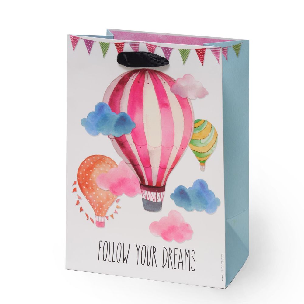 Presentpåse Medium, Air Balloon (GB0378)