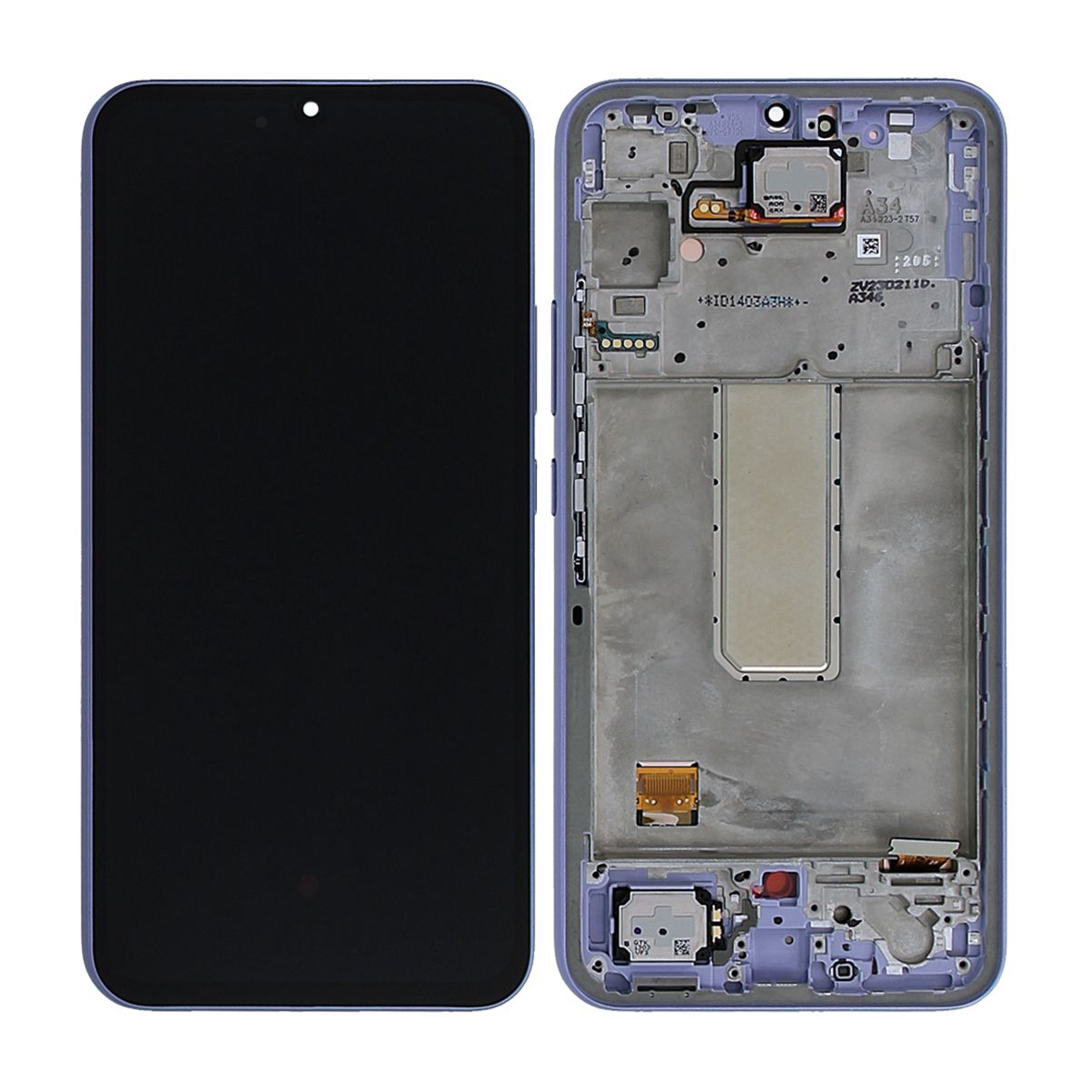 Samsung Galaxy A34 Skärm med LCD Display med Ram Violett - Original