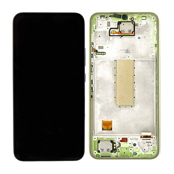 Samsung Galaxy A34 Skärm med LCD Display med ram Lime - Original