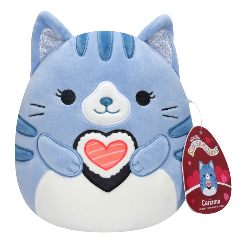 Squishmallows 19cm Heart Carizma Cat