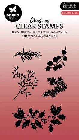 Christmas Foliage Christmas Essentials Clear Stamp