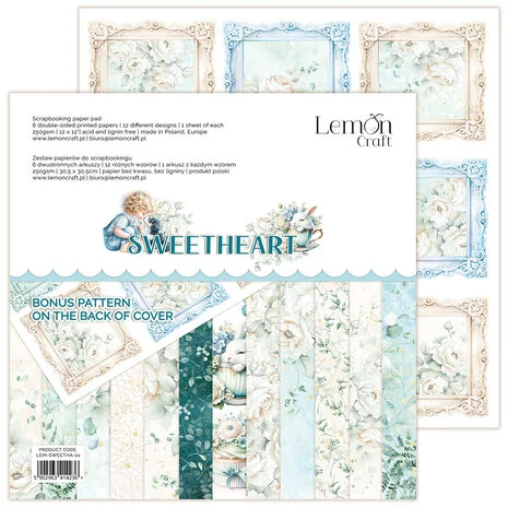 Sweetheart 12x12 Inch Paper Pad