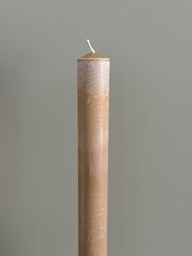 BEIGE  Slottsljus 100% stearin SVANEN 3X30cm