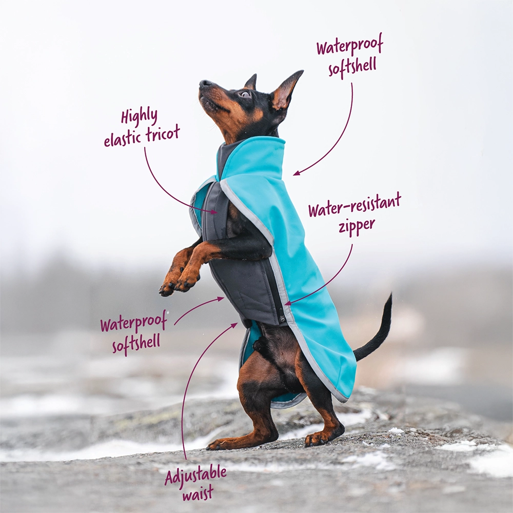 Pomppa Sportti softshell hundtäcke - 4