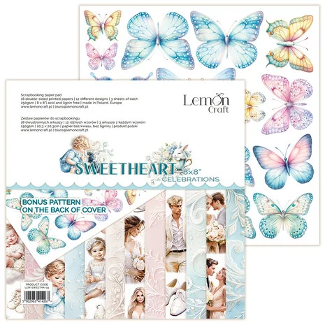 Sweetheart Celebrations 8x8 Inch Paper Pad