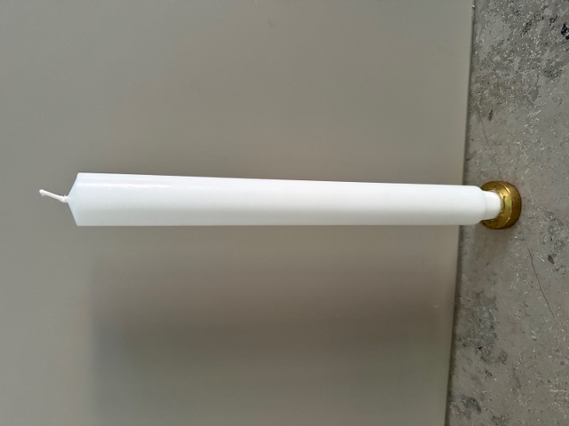 VIT  Slottsljus 100% stearin SVANEN 3X30cm - 4