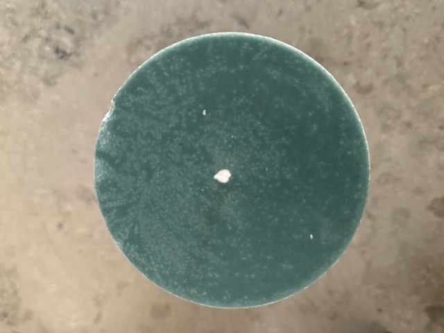 ANTIKGRÖN  Blockljus SVANEN 100%  stearin 9,6X20 cm - 4