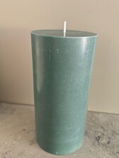 ANTIKGRÖN  Blockljus SVANEN 100%  stearin 9,6X20 cm