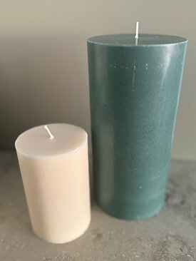 ANTIKGRÖN  Blockljus SVANEN 100%  stearin 9,6X20 cm