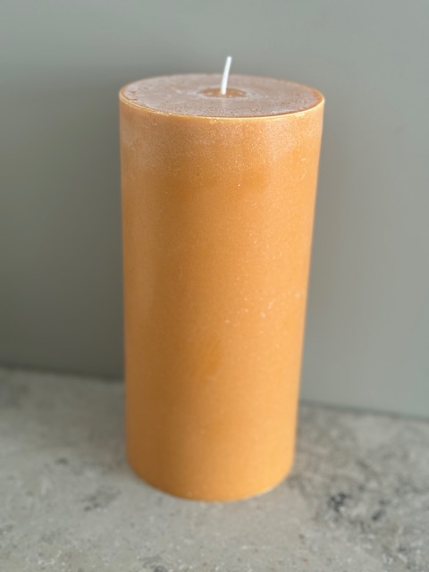 CHEDDAR  Blockljus SVANEN 100%  stearin 9,6X20 cm