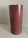 CHOCOLATE  Pillars SWAN-label 100% stearin 9,6x20cm